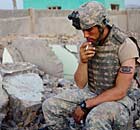 US soldier in Afghanistan