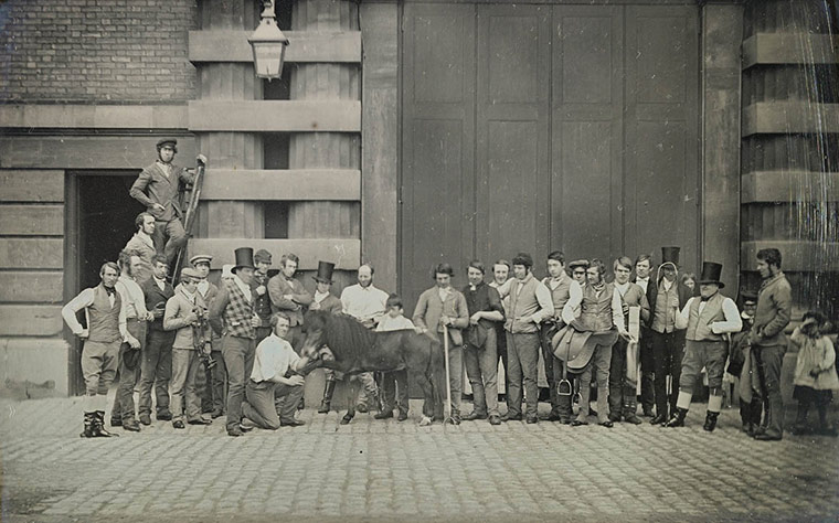 Flickr: Group of Grooms with the Pony, at The Royal Mews, Buckingham Palace