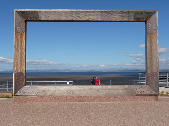 Angles: view of Morecambe Bay.