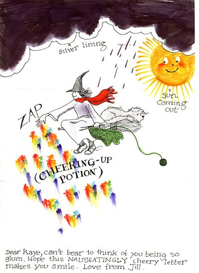  Nuffin Like  A Puffin: Illustrated letter from Jill Murphy to Kaye Webb