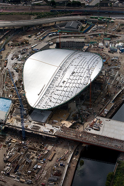 Olympic site: 100630_Aquatics Centre aerial_044