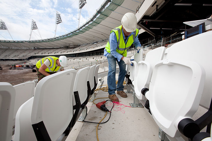 Olympic site: Olympic Stadium seating_100629_058
