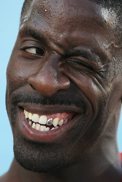 Euro Champs Day 1: Dwain Chambers celebrates winning his 100m heat