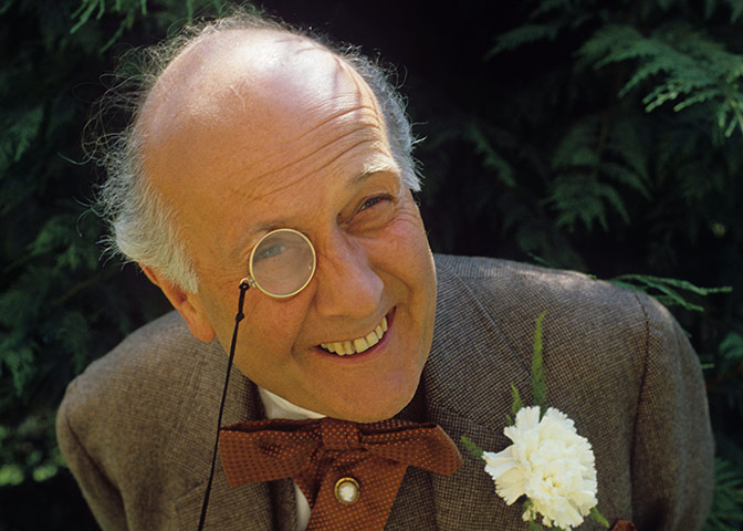 character actors: Geoffrey Chater in Mapp and Lucia