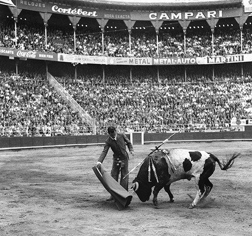 Bullfighting in Barcelona: 1957: Mexican matador Carlos Arruza