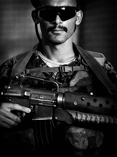 Afghan National soldiers: Afghan National Army soldier Faisullah Kareemay, an ethnic Tajik