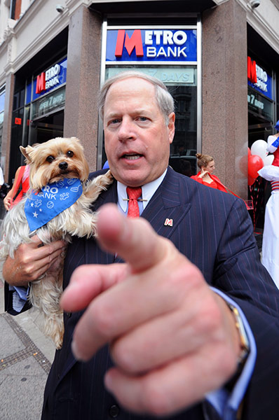 Metro Bank: US billionaire and co-founder of Metro Bank, Vernon Hill 