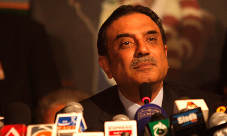 The president of Pakistan, Asif Ali Zardari, is due to visit David ...