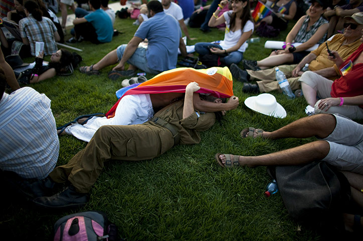 24 hours in pictures: Jerusalem Gay Pride Parade 