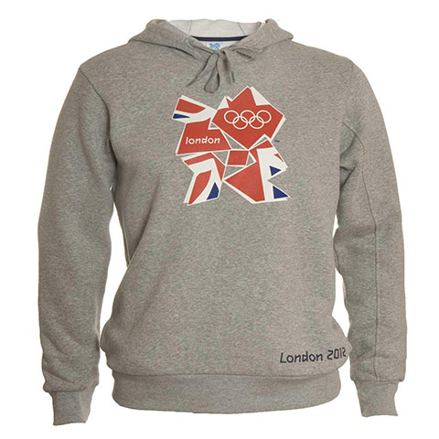 London 2012 merchandise: Union Jack Hoody, £32.