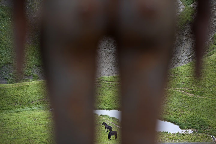 Gormley's Horizon Field: 'Horizon Field' by Anthony Gormley. 