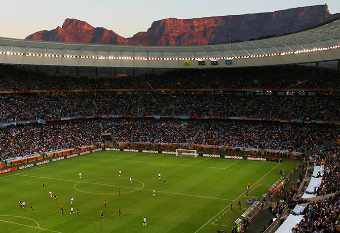 World Cup Quarter Finals: General view of Argentina v Germany World Cup Quarter-final