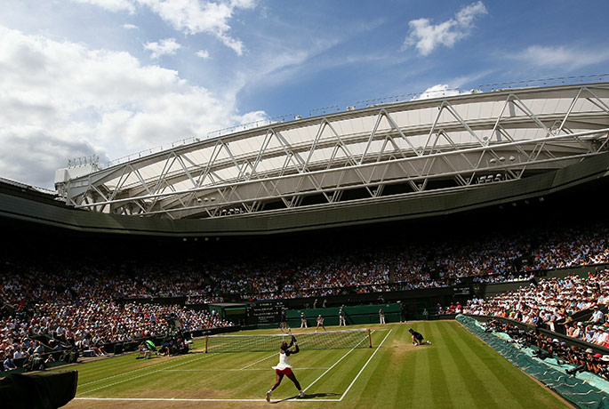 Wimbledon women's final: General view of the Wimbledon Women's Singles final 2010