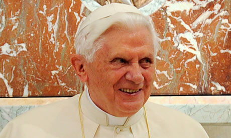 pope benedict xvi scary. Pope Benedict XVI Photograph: