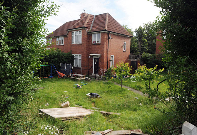 Raoul Moat shootings: General view of the home of Raoul Thomas Moat, Newcastle
