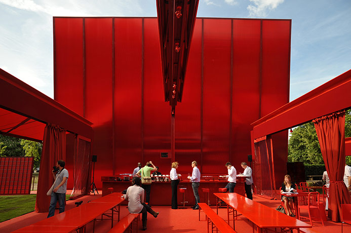 Serpentine pavillion: Serpentine Gallery Pavilion, designed by Jean Nouvel