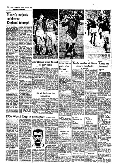 sport: The Guardian from 1966
