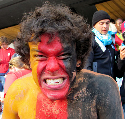 Fans' network: German fan at the World Cup