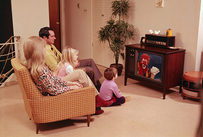 Analogue television: Family TV