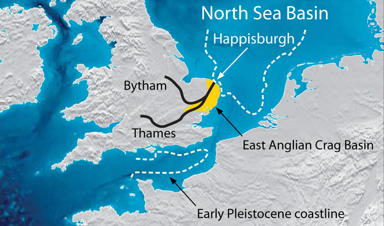 The first Britons: Reconstruction of the palaeogeography of northwest Europe