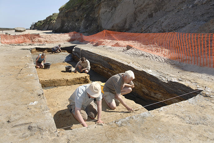 The first Britons: Excavations in progress