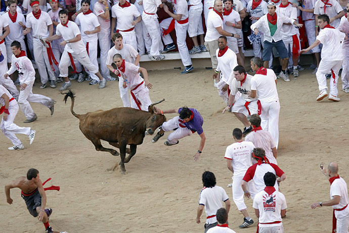 pamplona: San Fermin festival in Pamplona