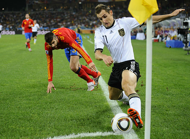 footy: Germany's striker Miroslav Klose