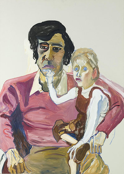 Alice Neel: Don Perlis and Jonathan (1982)