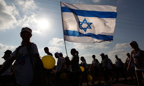Israeli march calling for the release of Gilad Shalit