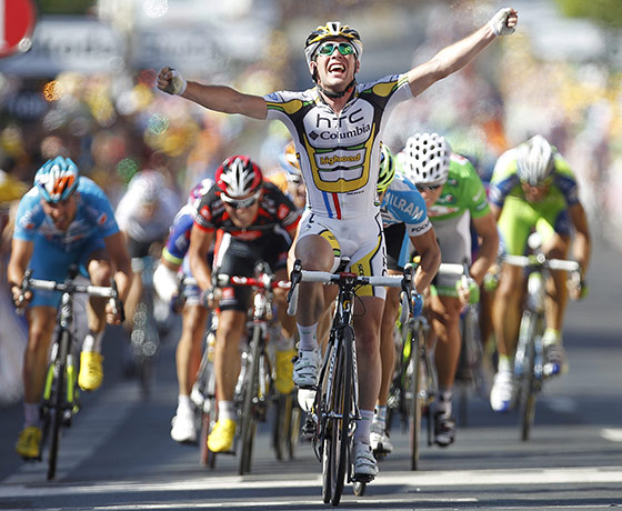 TDF stage 5: Mark Cavendish wins