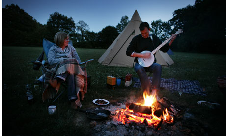 Tim Dowling and Lucy Mangan gather round the fire.