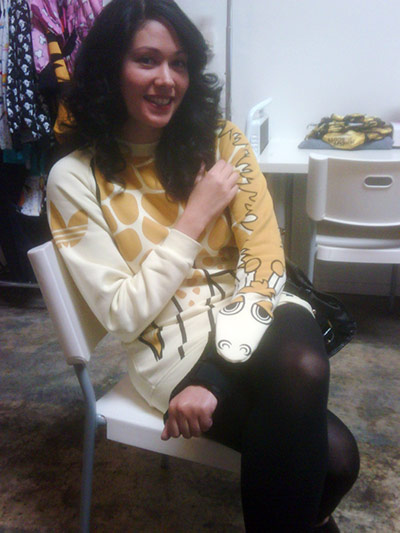 show & tell: Scott: Jeremy Scott's assistant