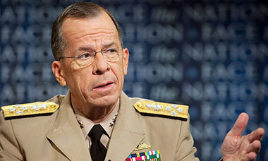 Admiral Michael Mullen, chairman of the US joint chiefs of staff