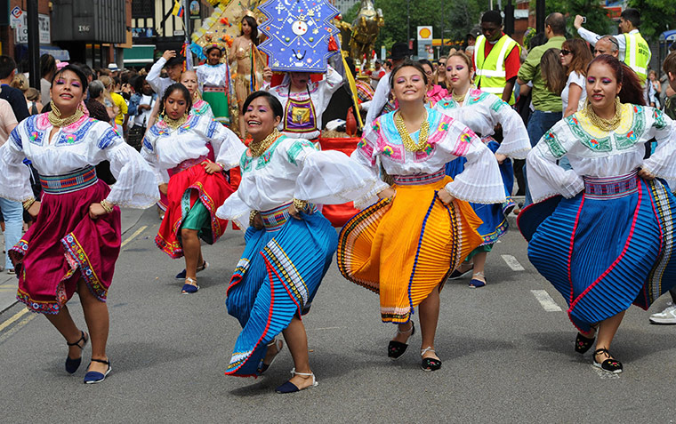 Carnaval del Pueblo :  the annual Carnaval del Pueblo which celebrates Latin American culture