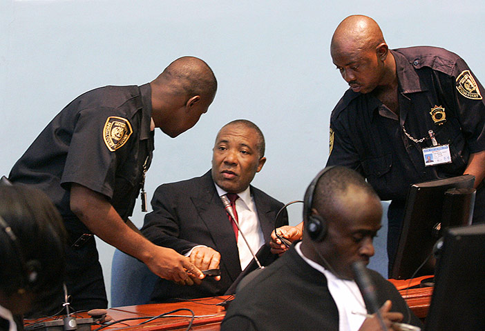 Charles Taylor Retro: Liberian president Charles Taylor makes