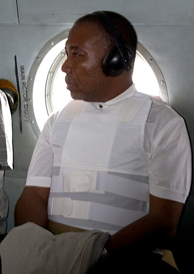 Charles Taylor Retro: Charles Taylor taken from court in Sierra Leone