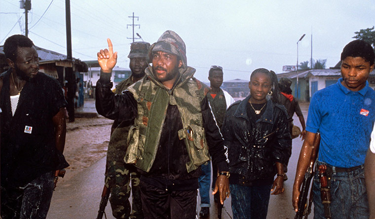 Charles Taylor Retro: Charles Taylor during the civial war in Liberia
