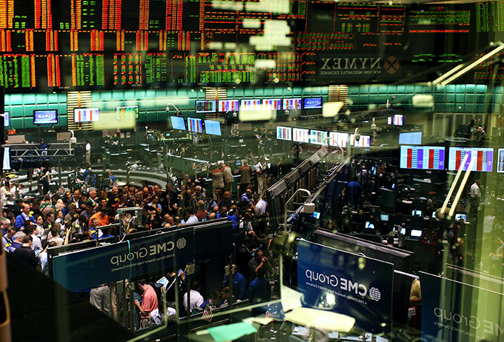 Week in Business: Traders in crude oil and natural gas options at the Mercantile Exchange