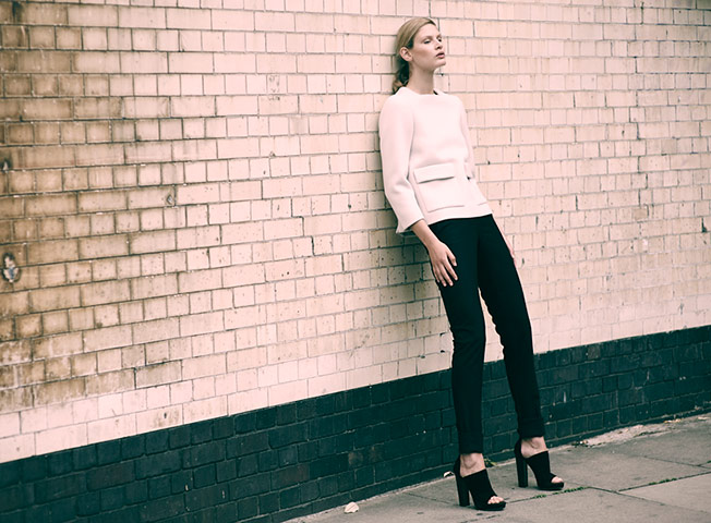 key trends: trousers: Model wearing Stella McCartney outfit