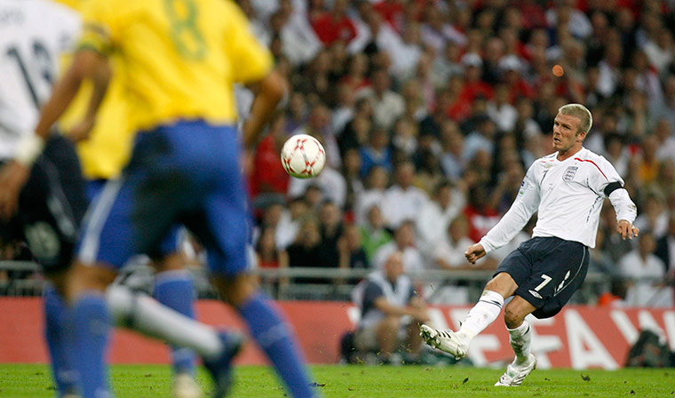 sport: England's Beckham