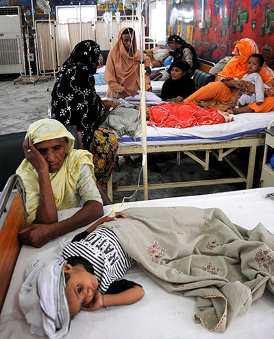 Pakistan Flood Disaster: Pakistani flood affected children, suffering from waterborne diseases