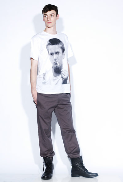 The line-up: grey: River Phoenix t-shirt
