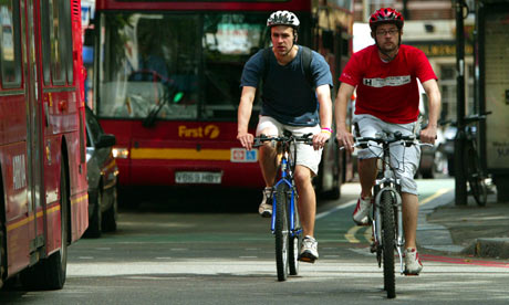 Cyclists in London