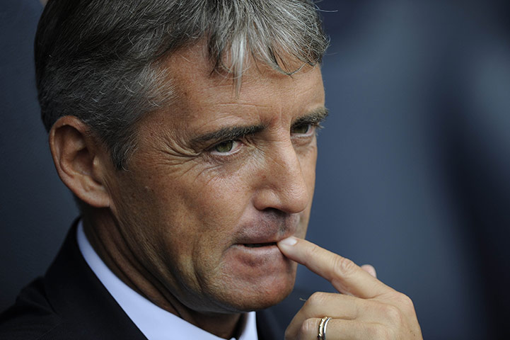 Spurs v Man city: Roberto Mancini