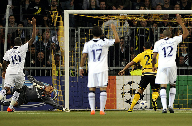Champions League: Tottenham Hotspur's goalkeeper Heurelho
