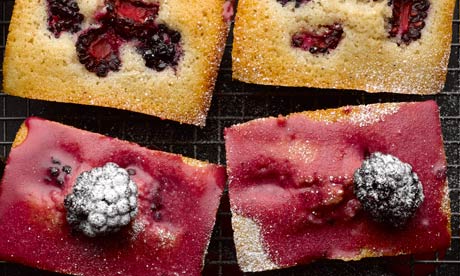 Blackberry and star anise friands