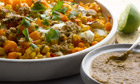 Jane Baxter's baked squash, corn and goat's cheese recipe
