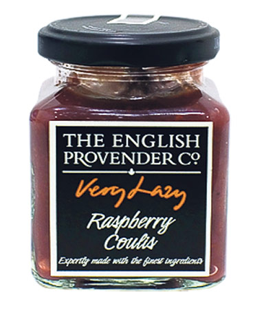 The test…raspberry coulis: The test