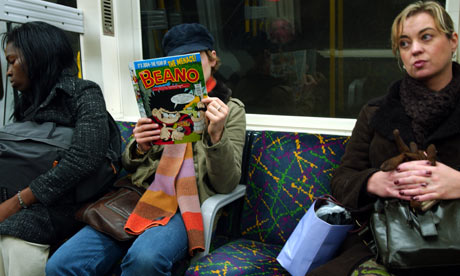 Bag on train seat