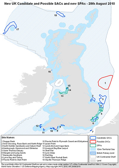 Natura 2000 network: Fifteen new Marine Protected Areas